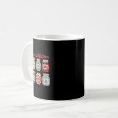 育児は私のジャムおもしろいデイケア先生に戻る コーヒーマグカップ (正面左)