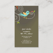 育児スタイリッシュ用名刺 名刺 (裏面)