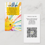 育児子供部屋保育園ベビー 名刺 (正面/裏面)