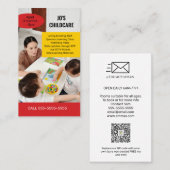 育児子供部屋保育園ベビー 名刺 (正面/裏面)