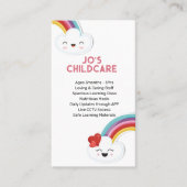 育児子供部屋保育園ベビー 名刺 (正面)
