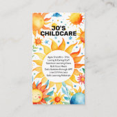 育児子供部屋保育園ベビー 名刺 (正面)