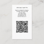 育児子供部屋保育園ベビー 名刺 (裏面)