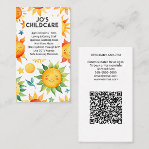 育児子供部屋保育園ベビー 名刺