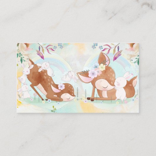 育児提供者 名刺 (裏面)