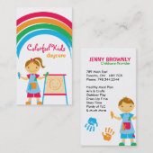 育児 | 学校先生名刺 名刺 (正面/裏面)