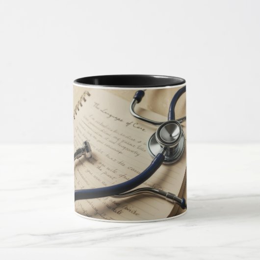 育成つながり: "The 気に Language of"マグ マグカップ (中央)