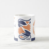 育成と開花:パーソナライズされた Monogram コーヒーマグカップ (中央)