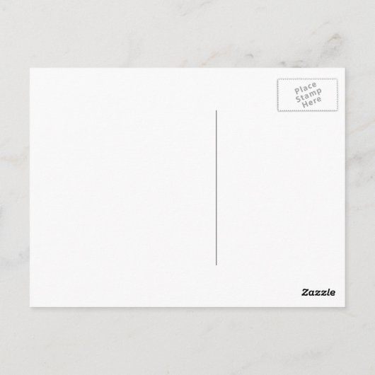 育成シルエット馬はがき ポストカード (裏面)