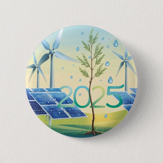 育成ボタンの約束を更新する 缶バッジ (正面)