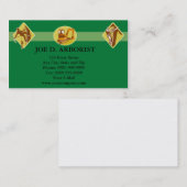 育樹専門家の木のトリミングの掘削のレトロ 名刺 (正面/裏面)