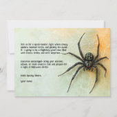 育毛ハローウィンパーティ! 招待状 (裏面)