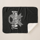 肺がんとは一呼吸ごとに闘う シェルパブランケット (正面(横))