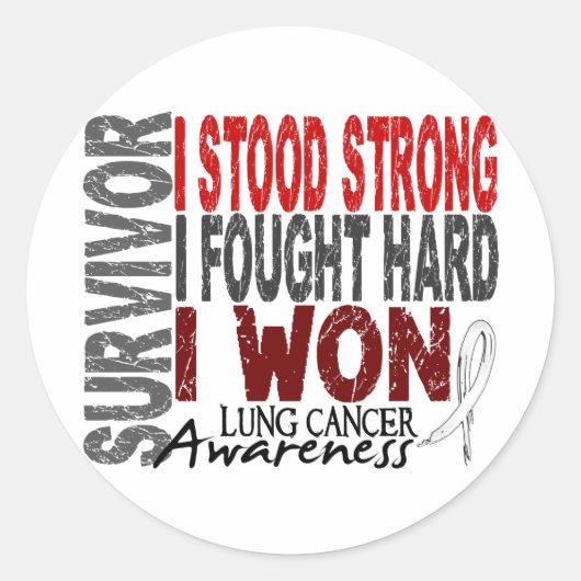 肺がんを克服した人4 ラウンドシール (正面)