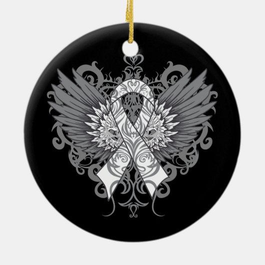 肺がんクール翼 セラミックオーナメント (裏面)