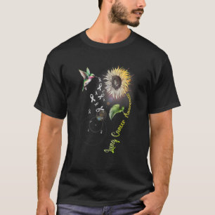肺がんヒマワリ Tシャツ