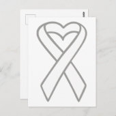 肺がんリボン ポストカード (正面/裏面)