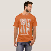 肺がん啓発Tシャツ サポートチーム Tシャツ (正面フル)