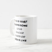 肺がん戦士素晴らし、 コーヒーマグカップ (正面左)