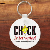 肺がん発作の中断 キーホルダー (正面)