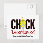 肺がん発作の中断 ポストカード (正面/裏面)