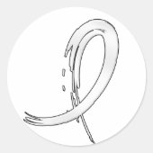 肺がん真珠層A4 ラウンドシール (正面)