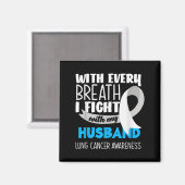 肺がん認識度と闘うたびに マグネット (正面/裏面)