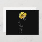 肺がん認識度ひまわり インビテーションポストカード (正面/裏面)