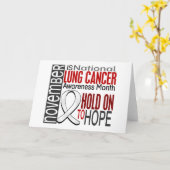 肺がん認識度月リボンI2.4 カード (黄色い花)