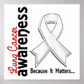 肺がん認識度5 ポスター (正面)