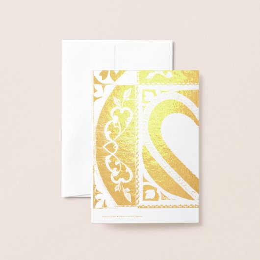 肺が一緒だ 箔カード (裏面封筒付き)