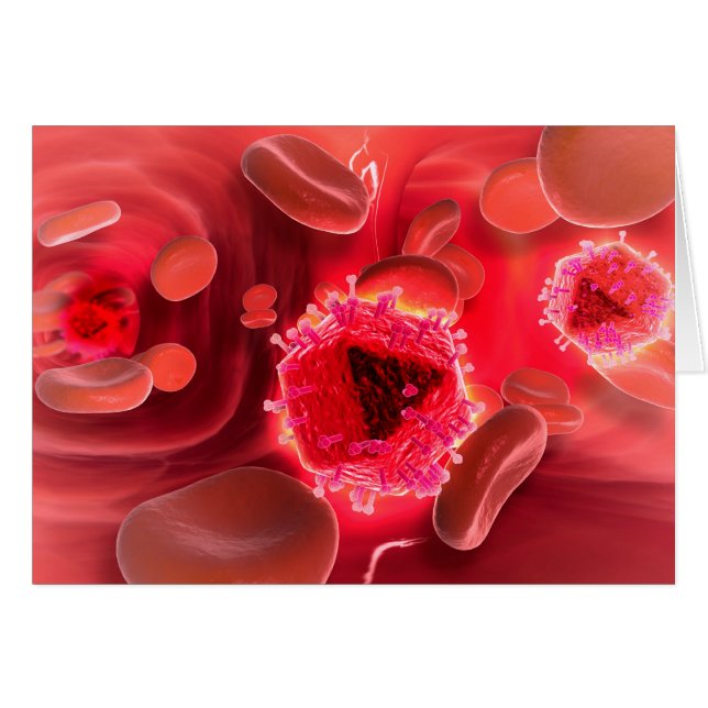 肺の中のHIVウイルスの顕微鏡観察 (正面横)