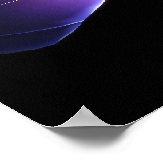 肺の構造ハート ポスター (角)