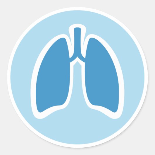 肺ステッカーの周りの肺動脈腫瘍学者 ラウンドシール (正面)