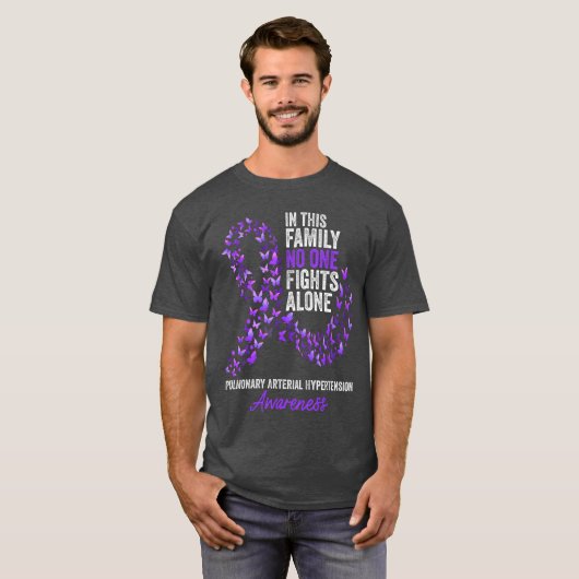 肺動脈性高血圧症啓発月間 ブ Tシャツ (正面フル)