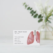 肺医者名刺 名刺 (スタンド正面)