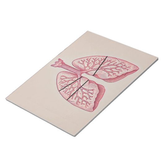 肺図 ノートパッド (アングル)