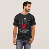 肺塞栓症の戦士 Tシャツ (正面フル)