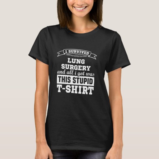 肺外科患者のリハビリが早く良くなる Tシャツ (正面)