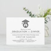 肺学足医師卒業 |ミニマリスト 招待状 (スタンド正面)