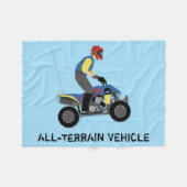 肺気量 フリースブランケット (正面(横))