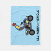 肺気量 フリースブランケット (正面)