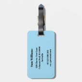 肺気量 ラゲッジタグ (裏面縦)