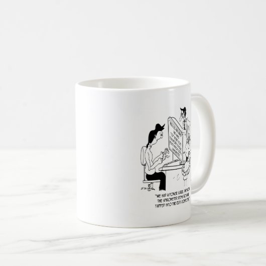 肺活量計の漫画7314 コーヒーマグカップ (正面右)