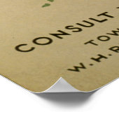 肺炎が人間のサメ食べ物ヴィンテージのように襲う ポスター (角)