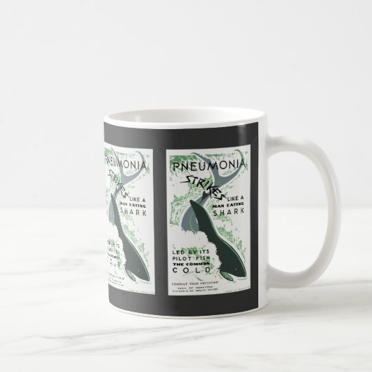 肺炎にかかる コーヒーマグカップ (右)