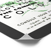 肺炎にかかる ポスター (角)