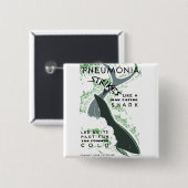 肺炎にかかる 缶バッジ (正面&裏面)