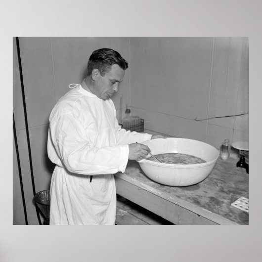 肺炎ワクチンの新しいバッチ： 1937 ポスター (正面)