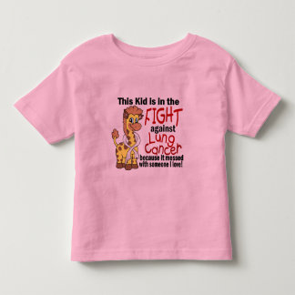 肺癌に対する戦いの子供 トドラーTシャツ